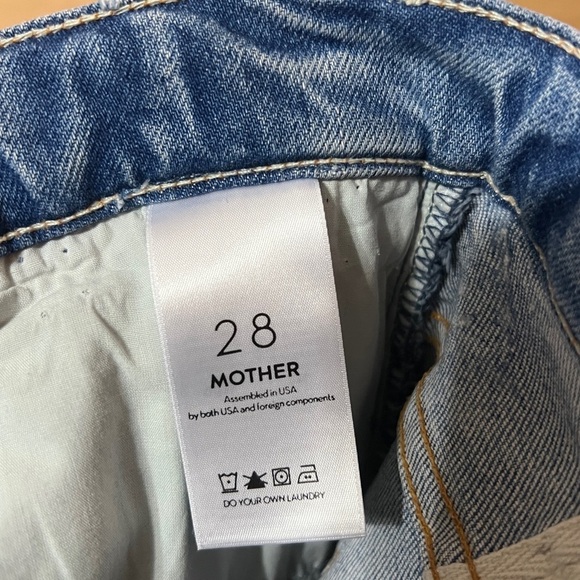 Mother Superior The Hustler Ankle Jeans High Rise Flare Denim I Confess Size 28 - Picture 5 of 16